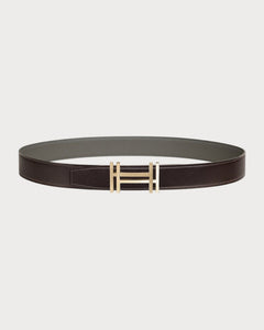 HERMES Men's H Au Carre Belt Buckle & Reversible Leather Strap | 愛馬仕 男仕雙面皮帶 (32MM/ 多色) - LONDONKELLY 英國名牌代購