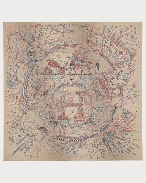 HERMES Please Hold The Line Scarf 90 | 愛馬仕 絲巾 (多色) - LONDONKELLY 英國名牌代購