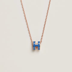 HERMES Rose Gold Mini Pop H Necklace | 愛馬仕 玫瑰金頸鏈 (多色) - LondonKelly 英國名牌代購