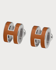 HERMES Silver Mini Pop H Earrings | 愛馬仕 耳環 (迷你/多色) - LONDONKELLY 英國名牌代購