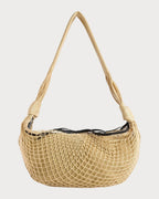 LEMAIRE Croissant Filt Woven and Leather Shoulder Bag(Beige) - LONDONKELLY 英國名牌代購
