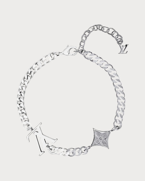 LOUIS VUITTON M00508 Men's LV Instinct Bracelet | 路易威登 男仕手鏈 (銀色)