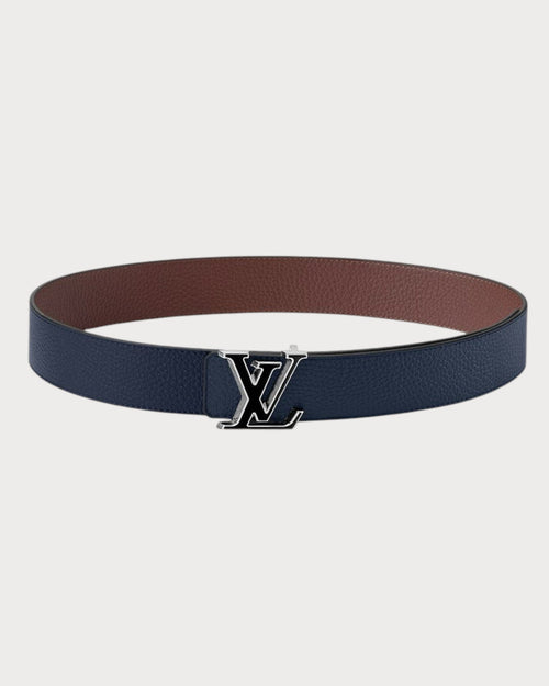 LOUIS VUITTON M0027Q LV Tilt 40mm Reversible Belt | 路易威登 男仕皮帶 (深藍/啡色) - LONDONKELLY 英國名牌代購