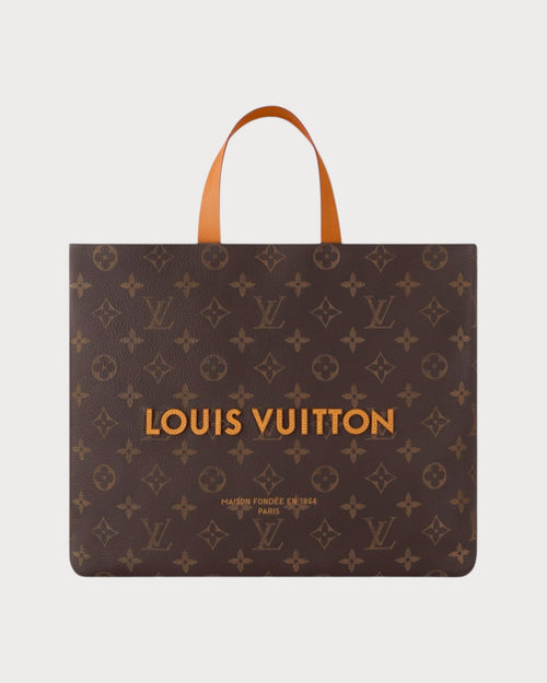 LOUIS VUITTON M13928 Shopper MM Tote Bag｜路易威登 男仕手提袋 (啡色) - LONDONKELLY 英國名牌代購