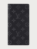 LOUIS VUITTON M61697 Men's Brazza Wallet Monogram Eclipse | 路易威登 男仕長銀包 (黑色) - LONDONKELLY 英國名牌代購