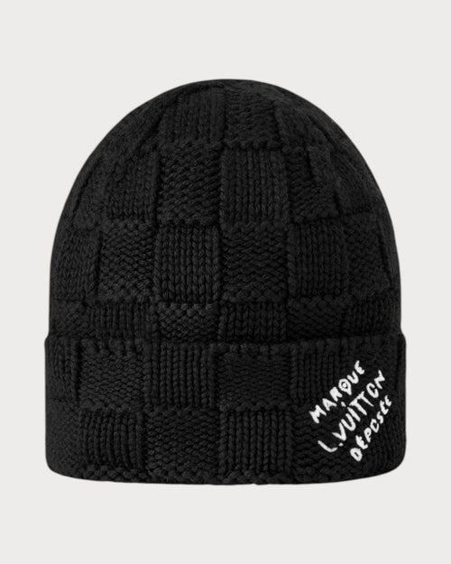 LOUIS VUITTON M92739 Damier Snug Beanie | 路易威登 男仕冷帽 (黑色) - LONDONKELLY 英國名牌代購