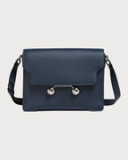 MARNI Deep Blue Leather Trunkaroo Shoulder Bag(Medium/Dark Blue) - LONDONKELLY 英國名牌代購