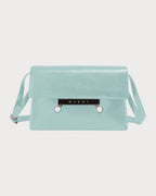 MARNI Green Craquelé Patent Leather Envelope Bag(Small/Green) - LONDONKELLY 英國名牌代購