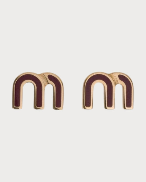 MIU MIU Enameled Metal Earrings | 繆繆 耳環 (多色) - LONDONKELLY 英國名牌代購