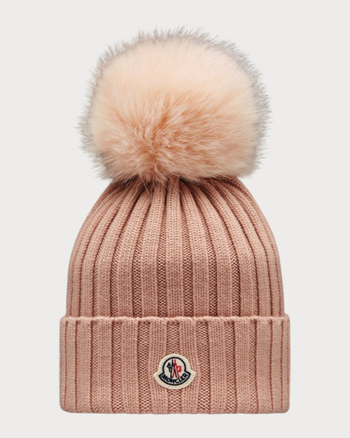 MONCLER Beanie with Pom Pom Wool(4 Colors) - LONDONKELLY 英國名牌代購