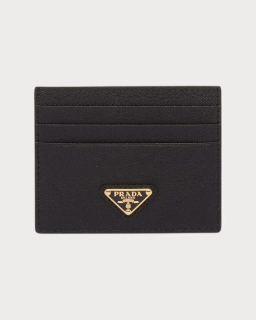 PRADA 1MC025 Saffiano Leather Triangle Logo Card Holder | 普拉達 卡套 (多色) - LONDONKELLY 英國名牌代購