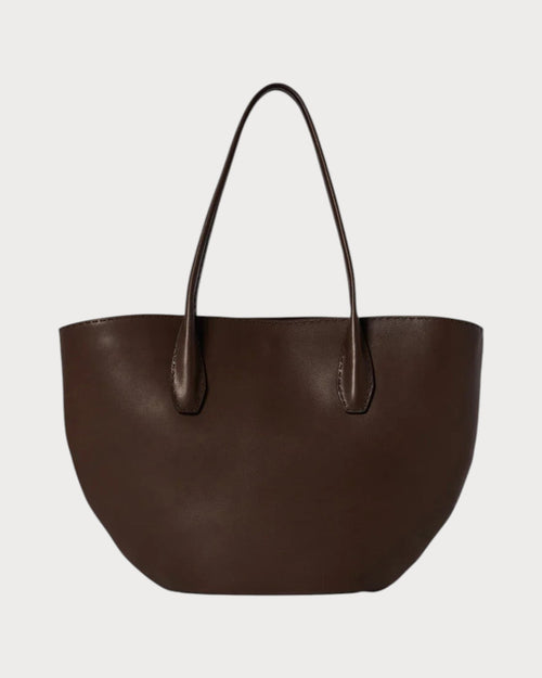 THE ROW Alger Tote Bag Calfskin(Dark Brown) - LONDONKELLY 英國名牌代購