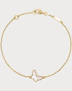 VAN CLEEF & ARPELS Sweet Butterflies Bracelet | 梵克雅寶 蝴蝶手鏈 (黃金) - LONDONKELLY 英國名牌代購