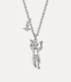 VIVIENNE WESTWOOD Man Satyr Pendant Necklace | 西太后 男仕頸鏈 (銀色) - LondonKelly 英國名牌代購