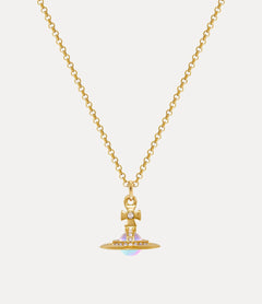 VIVIENNE WESTWOOD New Petite Orb Pendant Necklace | 西太后 頸鏈 (金色/粉色) - LondonKelly 英國名牌代購